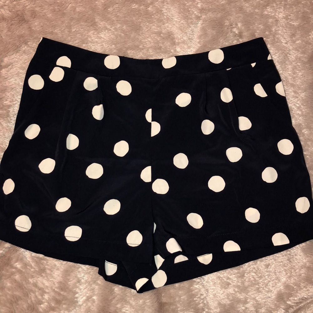 Polka Dot High Waisted Shorts